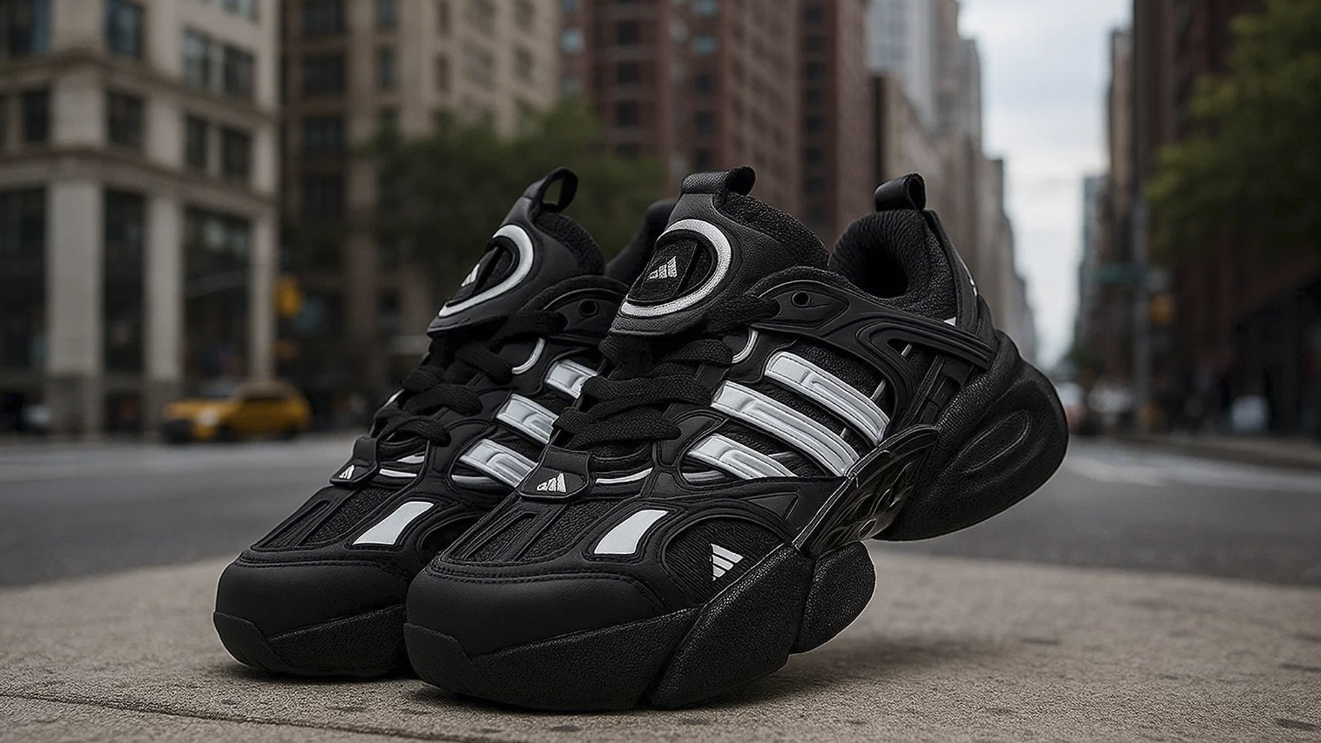 Высокие кроссовки для девушек: Adidas Vento XLG Deluxe черного цвета