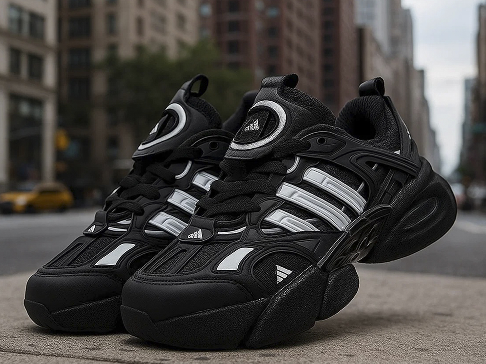 Высокие кроссовки для девушек: Adidas Vento XLG Deluxe черного цвета