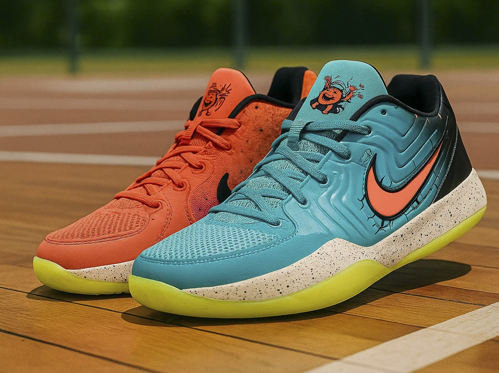 Разноцветные баскетбольные кроссовки Nike Kool-Aid x Nike Ja 2