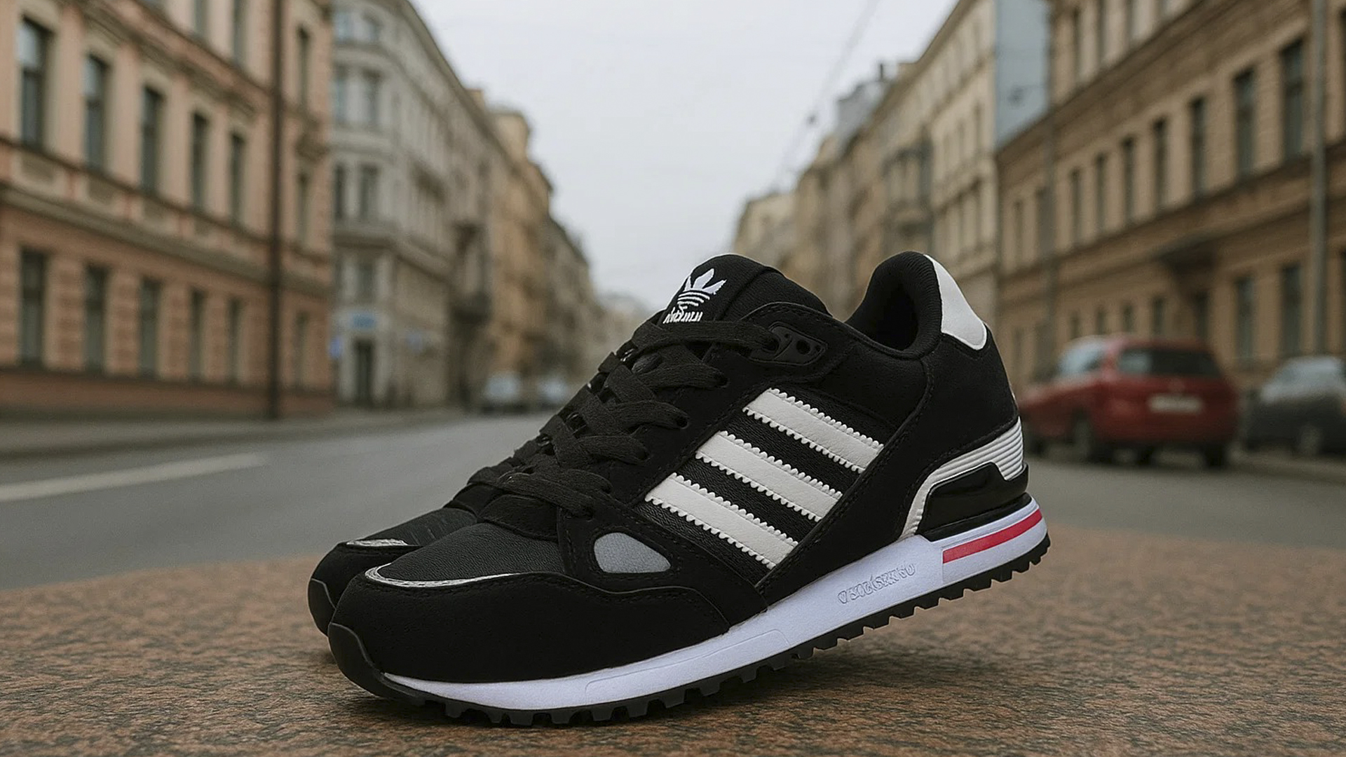 Базовые кроссовки Adidas ZX 750 с классическим дизайном