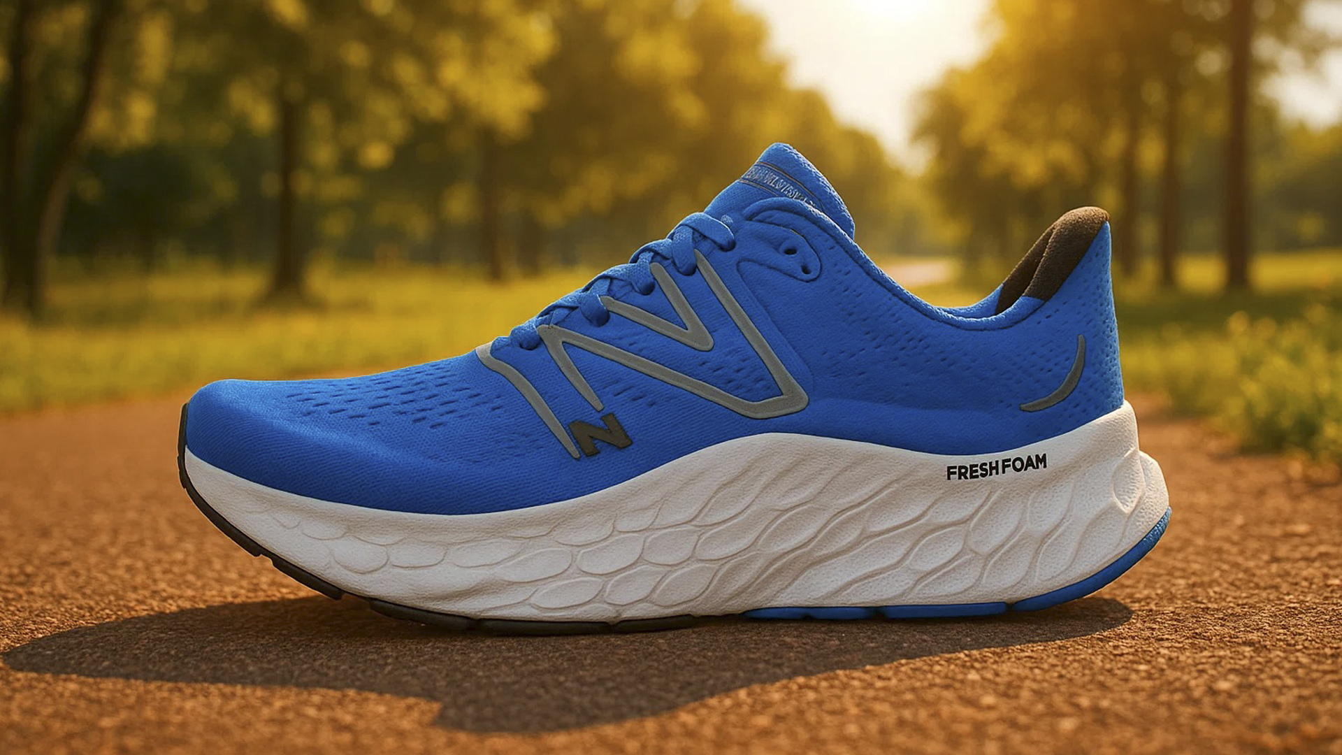 Беговые кроссовки с высокой подошвой: New Balance Fresh Foam x More Trail V4