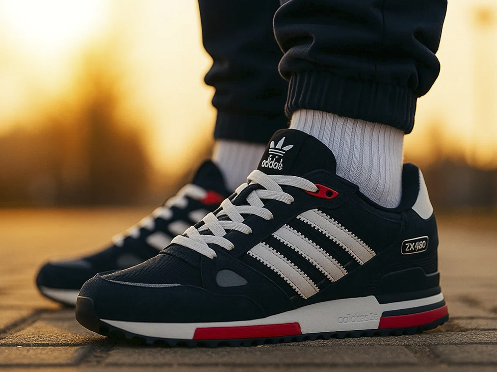 Нормальные кроссовки Adidas ZX 750 с дизайном на каждый день