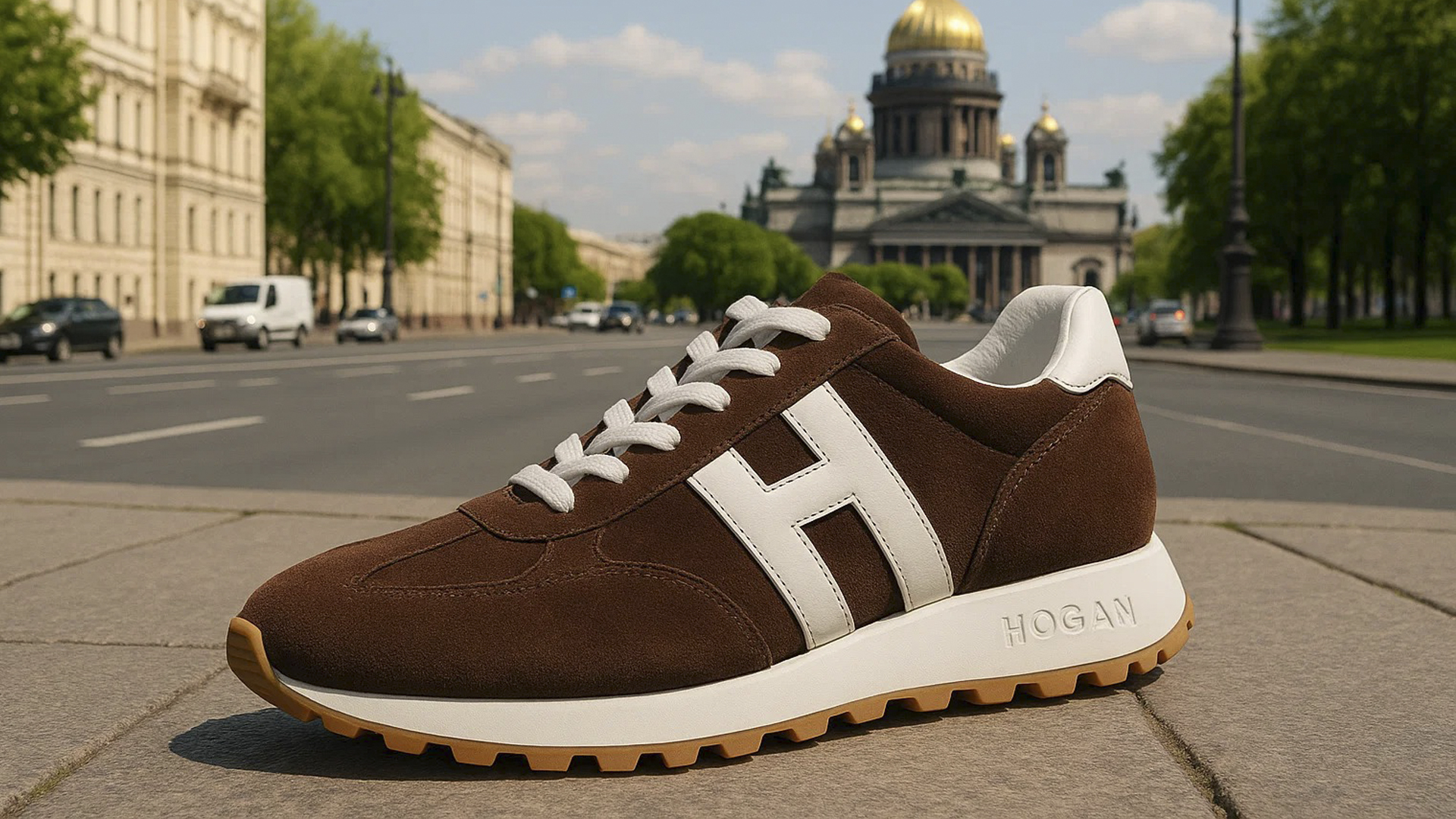 Замшевые кроссовки Hogan для тех, кто хочет отличиться