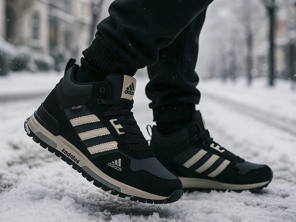 Мощные зимние кроссовки Adidas ZX 750 для мужчин