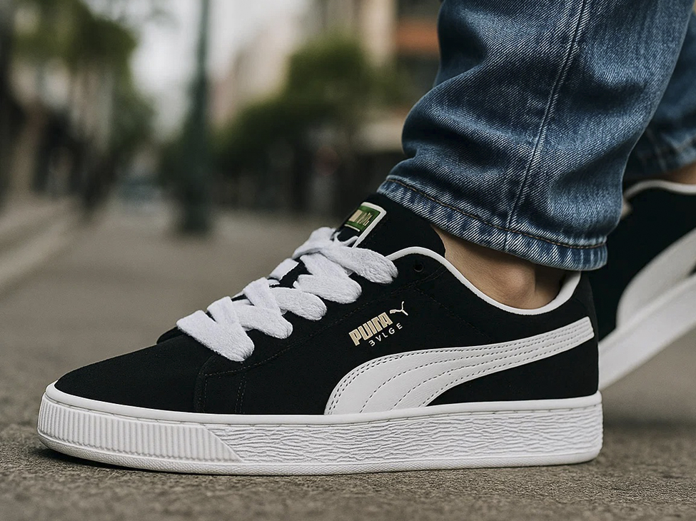 Как носить Puma Suede XL: стиль 90-х возвращается