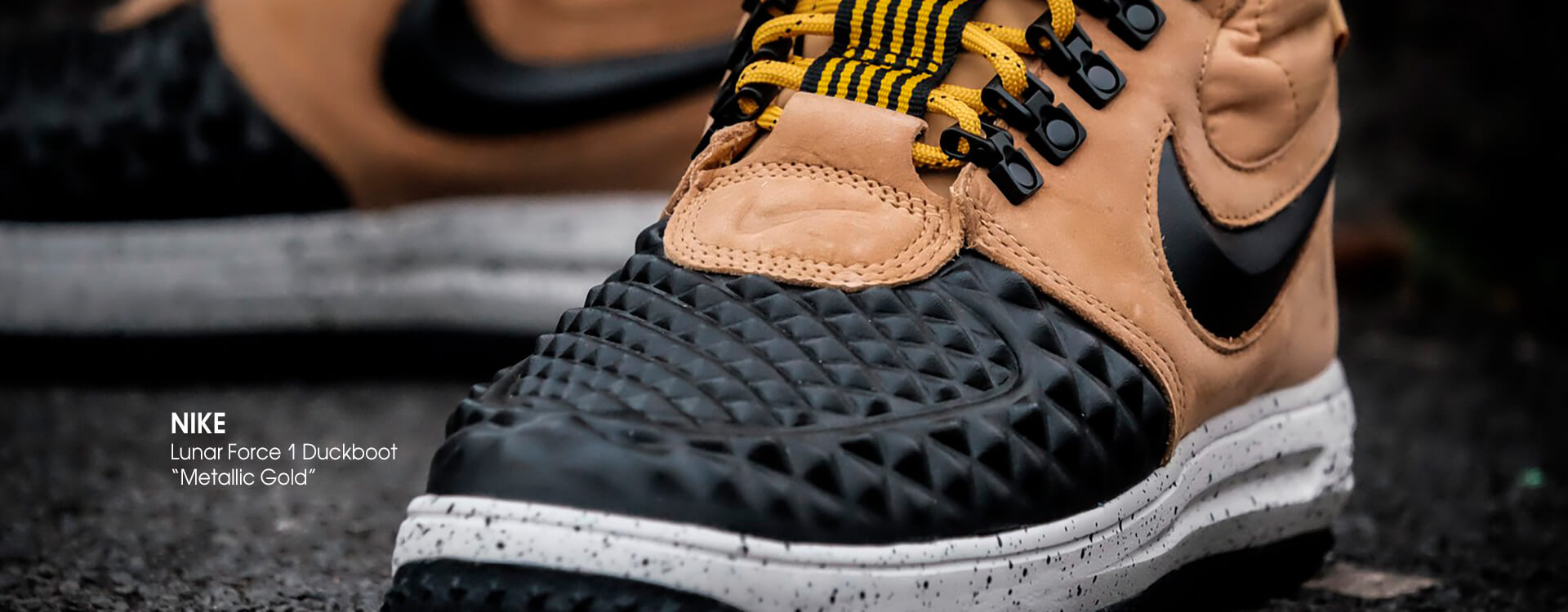 nike lunar force 1 duckboot metallic gold