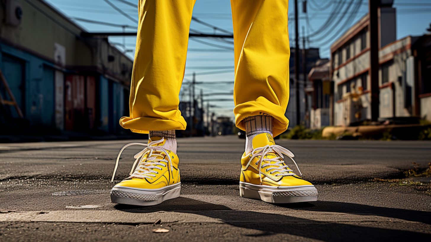 Желтые кроссовки: Создаем яркий образ, советы по стилю